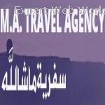 M. A. Travel Agency.